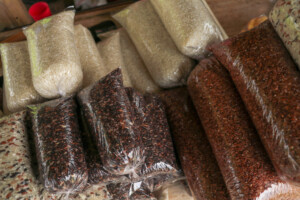 rýže_prodejní_artikl_organická_rýžové_terasy_jatiluwih_kintamani_bali_indonésie